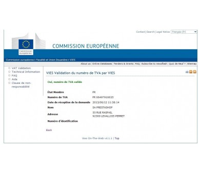 TVA Intracommunautaire et groupe de client (v 1.4)