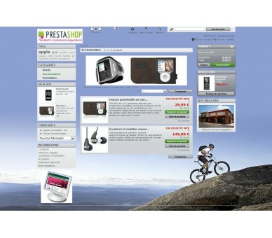 Anpassen von Seiten und Produktkategorien