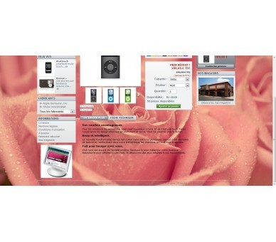 Personalización de páginas y categorías de productos