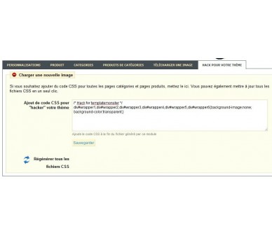 Personalización de páginas y categorías de productos