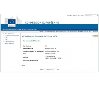 TVA Intracommunautaire et groupe de client 1.6 & 1.7