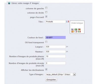 Nuage d'images 3D