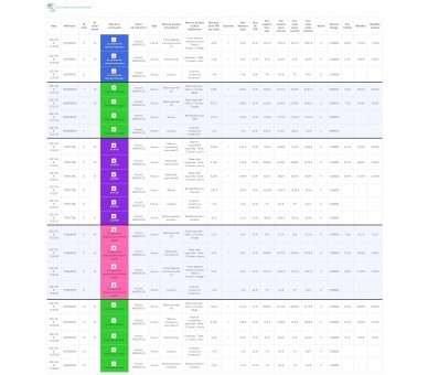 Accounting summary with VAT