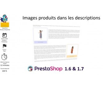 Product images in descriptions