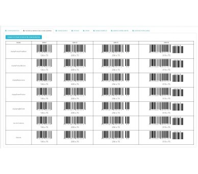 code à barres EAN 8, 13, 15, 18