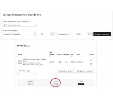Billing without taxes Billing without taxes