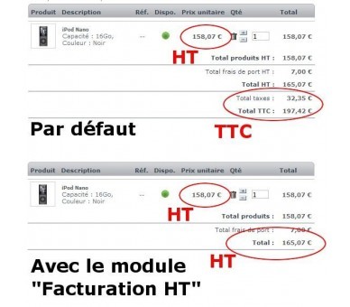 Facturation HT (sans TVA) pour les pros (1.4)