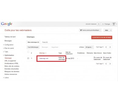 Sitemaps par langue et type de page