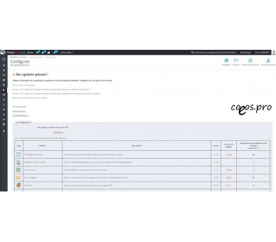 Kein Update-Modul, vielen Dank