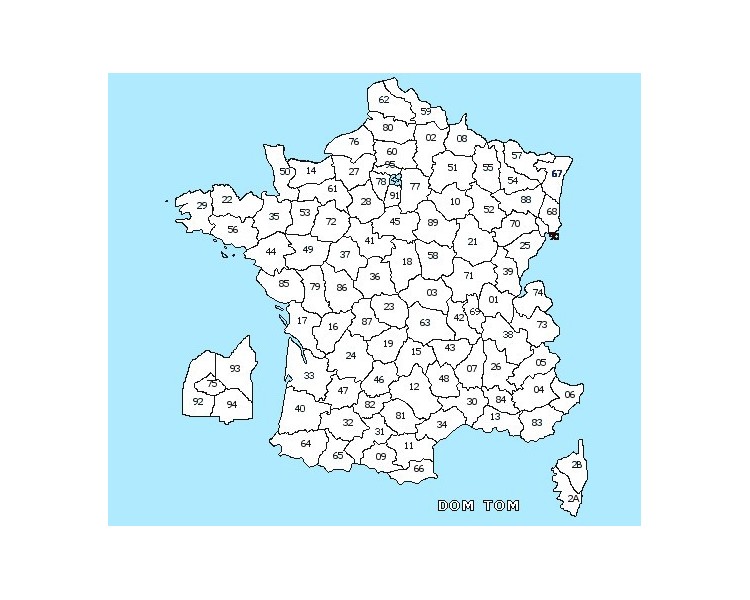 Carte de France